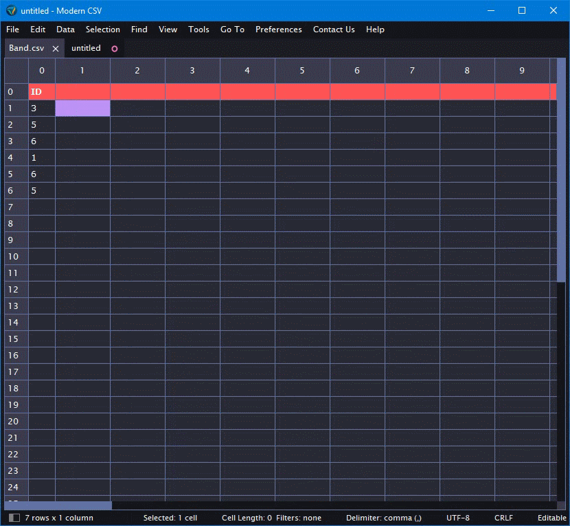 Column Lookup