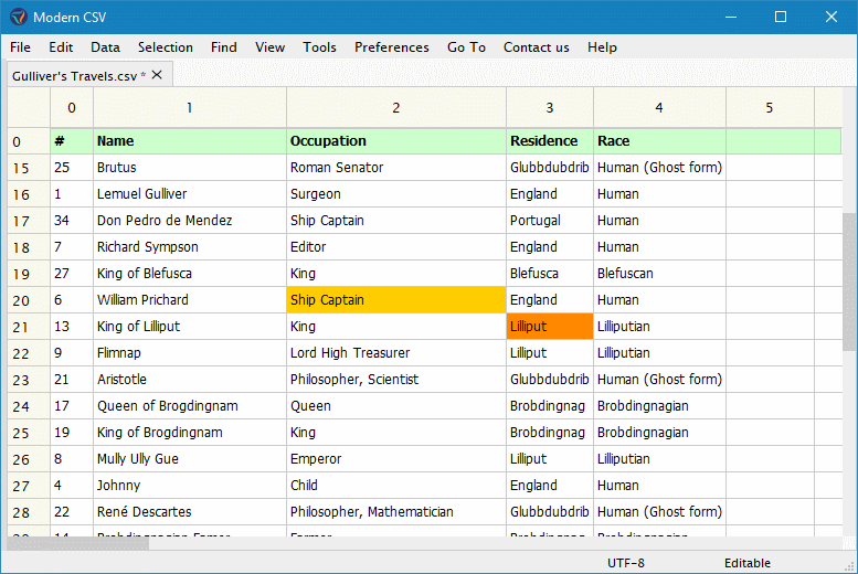 Moving Rows or Columns