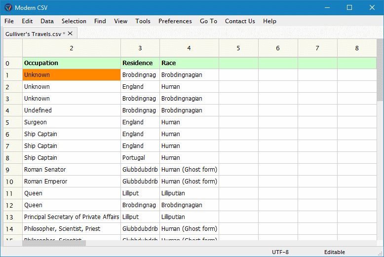 Transpose Selection
