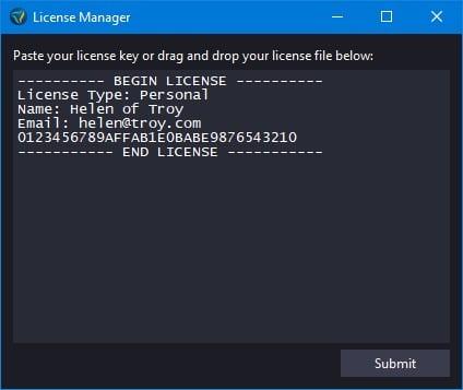 License Key