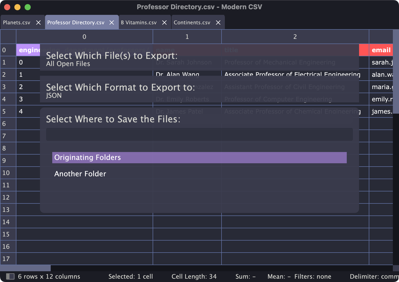 Exporting
