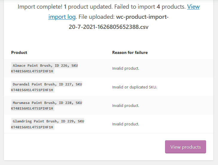 There may be import errors. Check the error log.